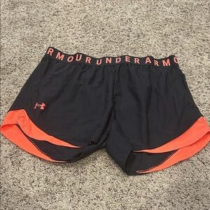 Under Armour Black with Pink Trim Shorts